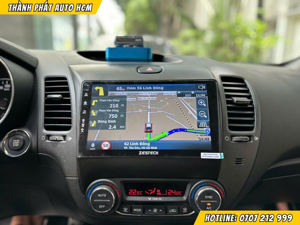 Lắp màn hình android Kia Sorento