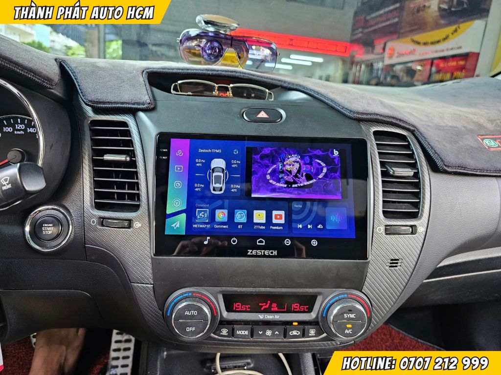 Lắp màn hình android Kia Sorento