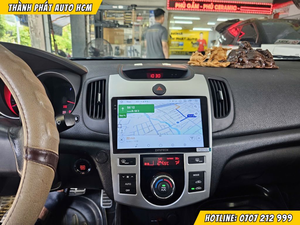 Lắp màn hình android cho Kia Forte