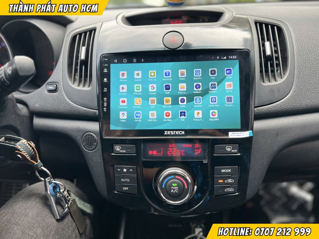 màn hình android cho kia forte