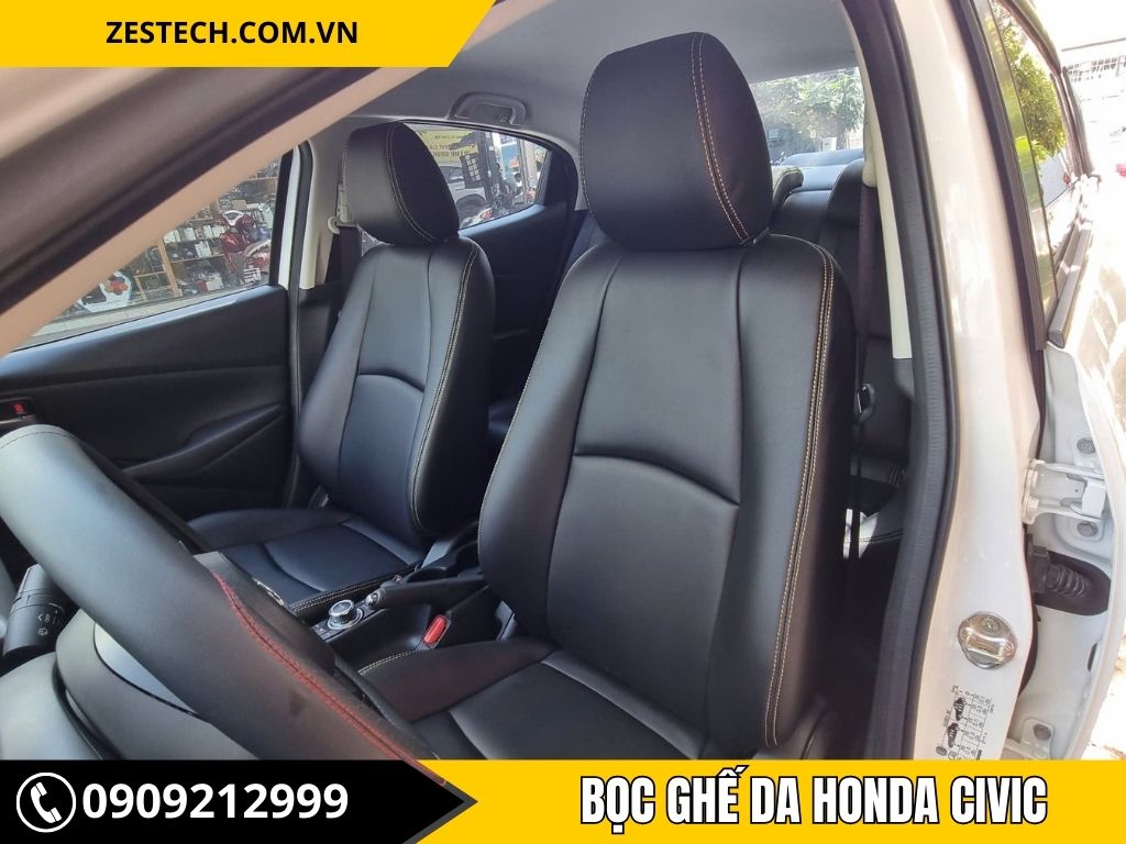 Địa Điểm Bọc Ghế Da Cho Xe Honda Civic Uy Tín Tại TP.HCM