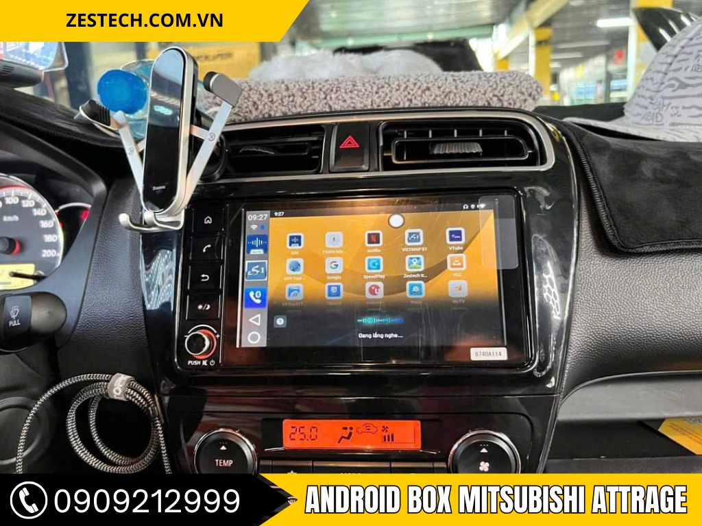 Lắp android box Attrage
