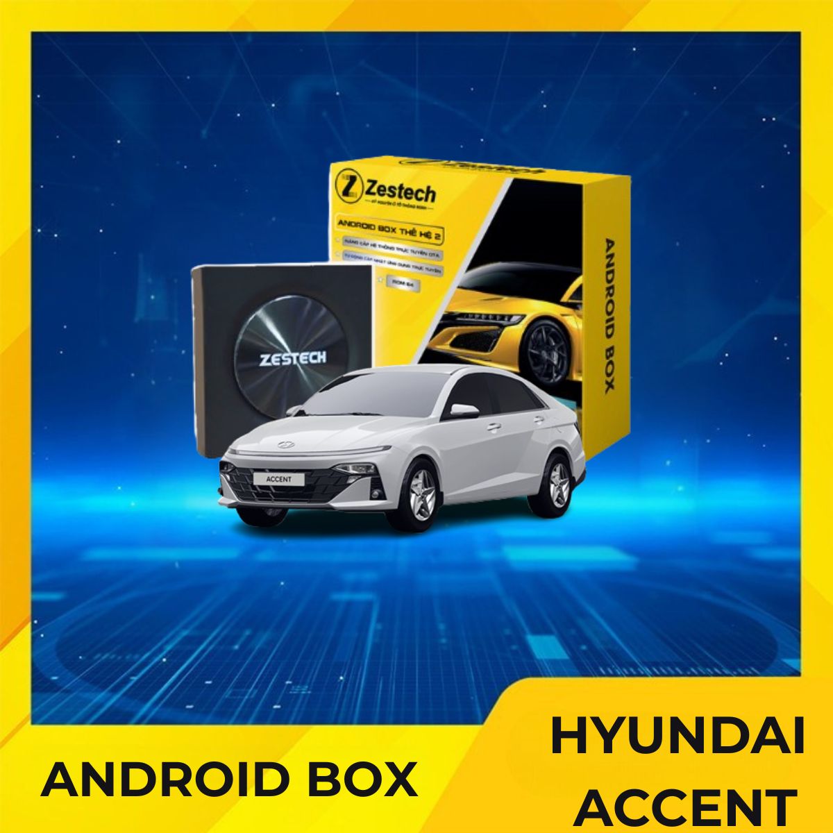 Android Box Cho Xe Hyundai Accent