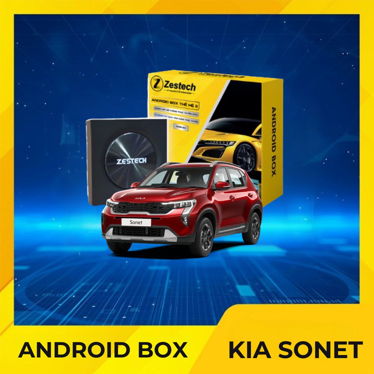 Android Box Cho Xe Kia Sonet