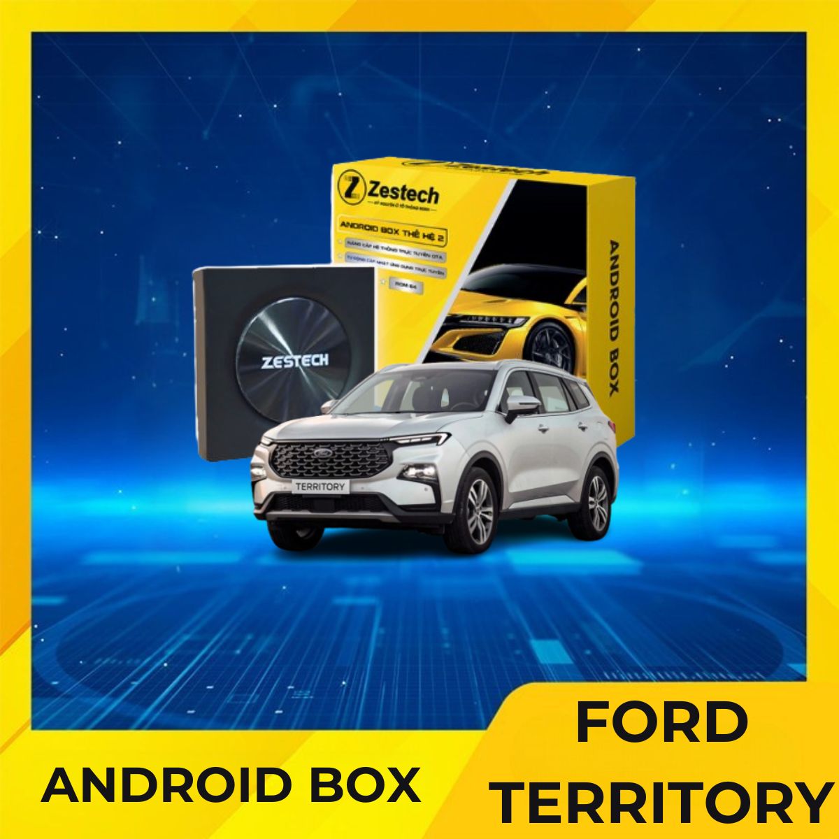 Android Box Cho Xe Ford Territory