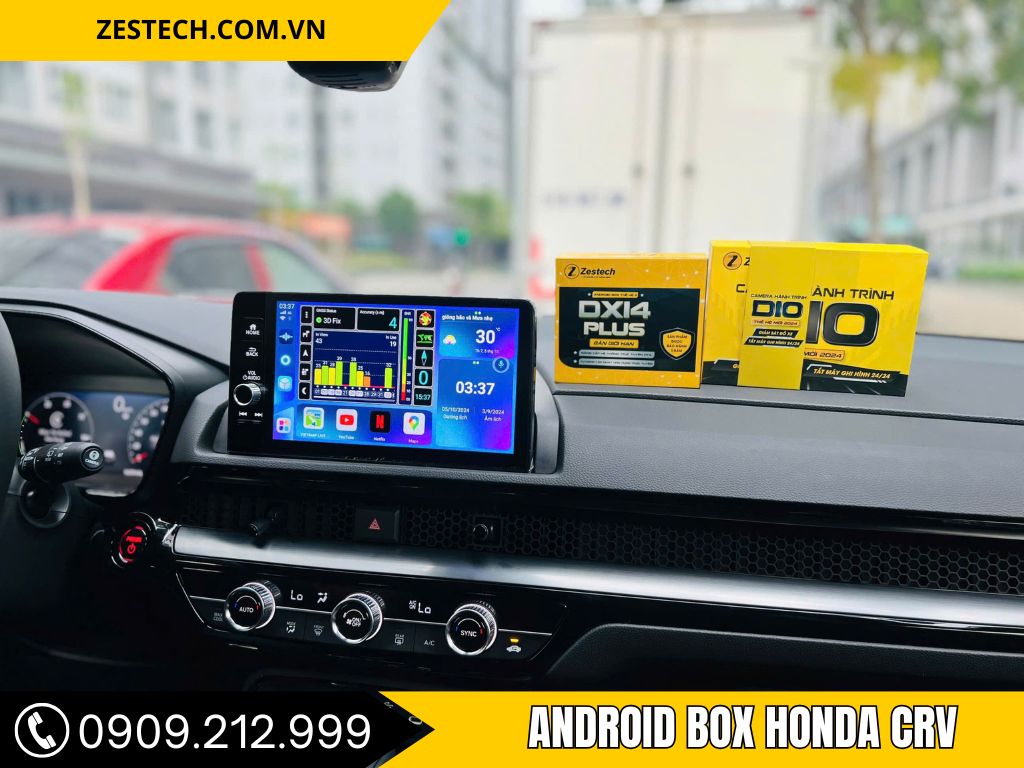 android box honda crv - dx14 cấu hình khủng