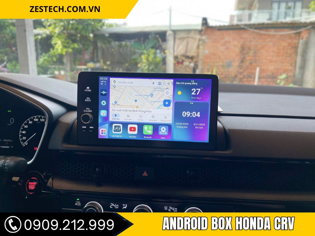 ANDROID BOX HONDA CRV - TRẢI NGHIỆM HỆ THỐNG GIẢI TRÍ KHÔNG CẦN THAY MÀN HÌNH