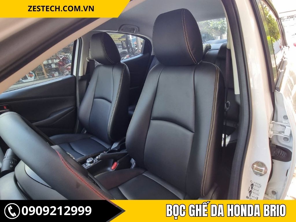 Bọc Ghế Da Xe Honda Brio Cao Cấp – Chính Hãng