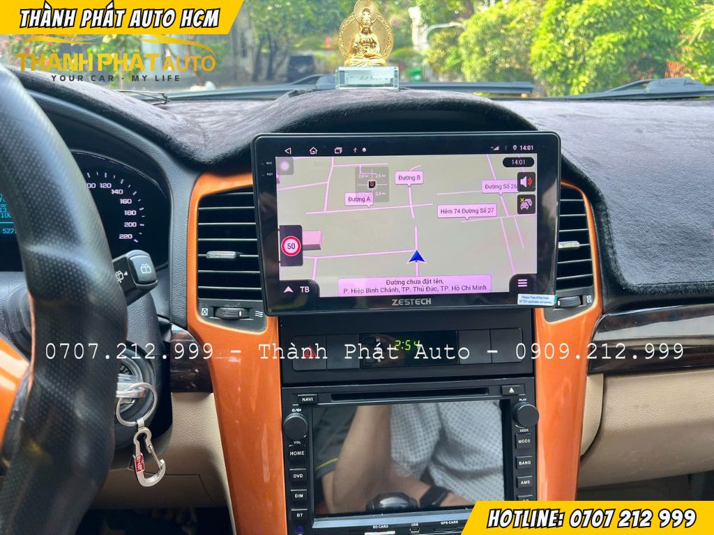 màn hình android xe Chevrolet