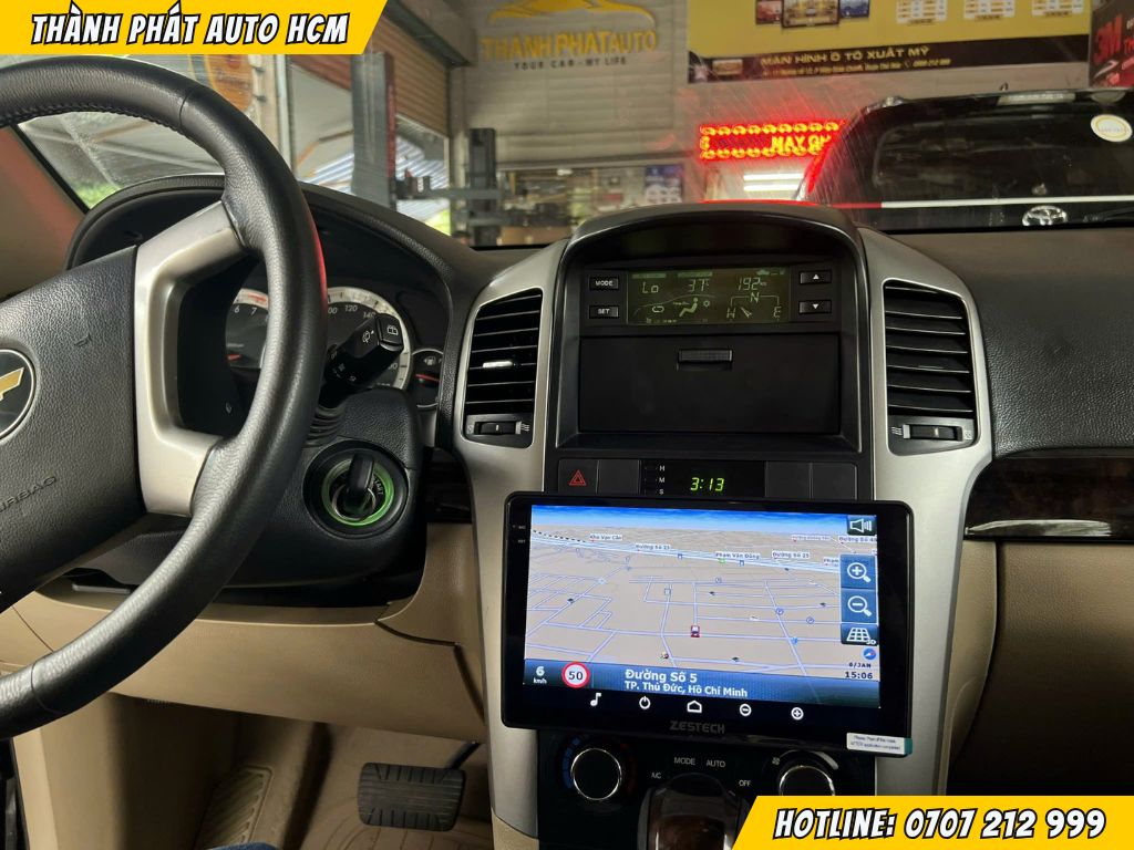 Lắp màn hình android xe Chevrolet