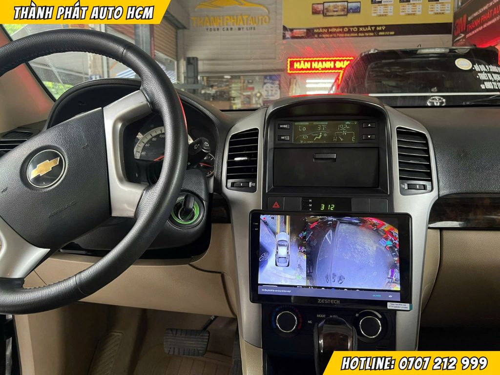 Lắp màn hình android xe Chevrolet