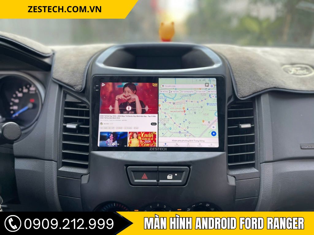 Màn hình android xe ford ranger