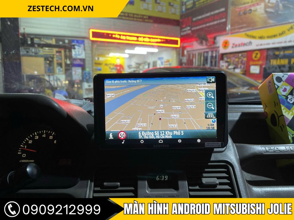 màn hình android Mitsubishi Jolie