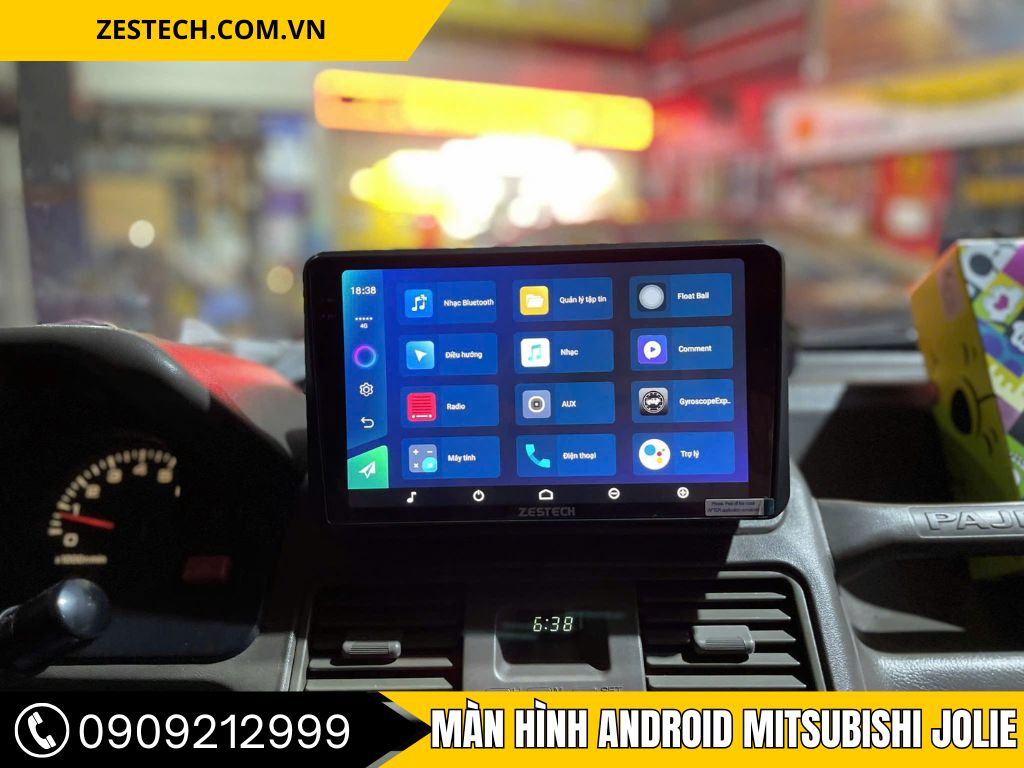 màn hình android Mitsubishi Jolie
