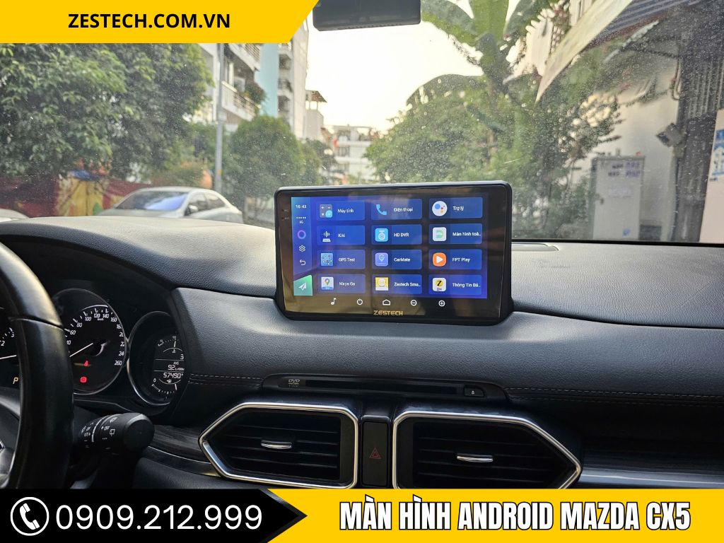 Màn Hình Android Mazda CX-5 2018–2025 thiết kế liền taplo