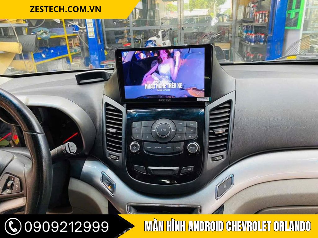 Lắp màn hình Android xe Chevrolet Orlando