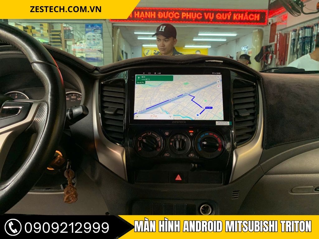 Màn hình android Mitsubishi Triton