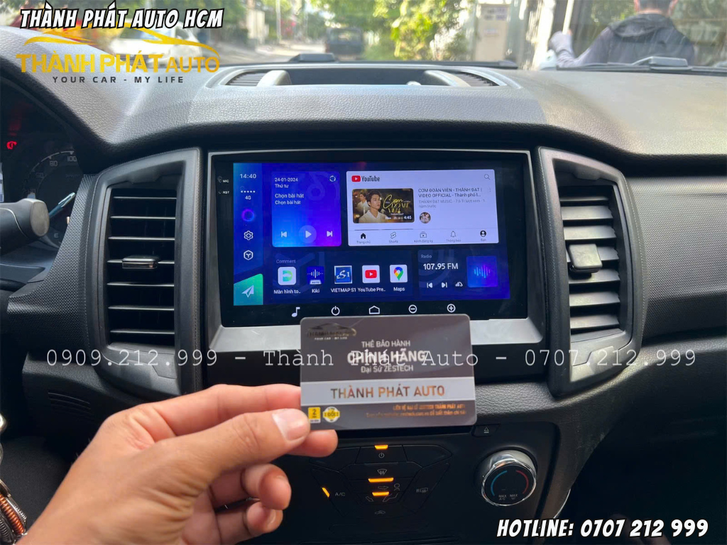 màn hình android ford ranger 