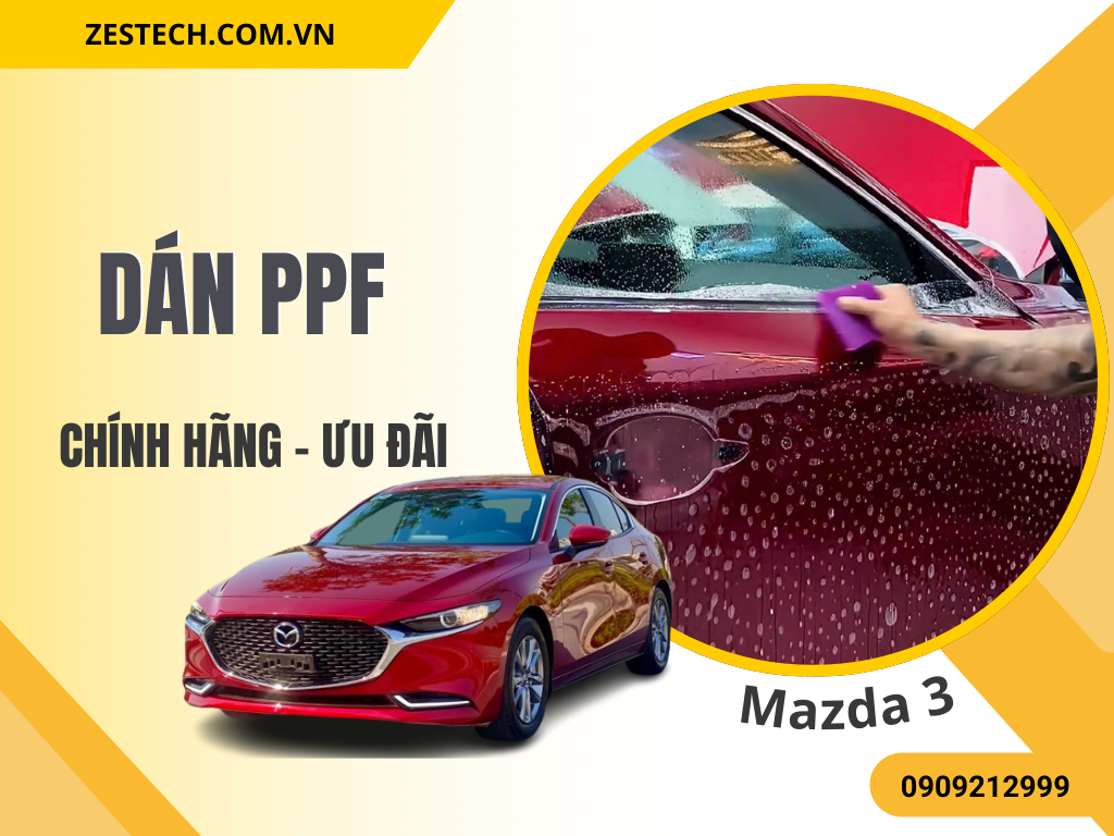dán PPF Mazda 3