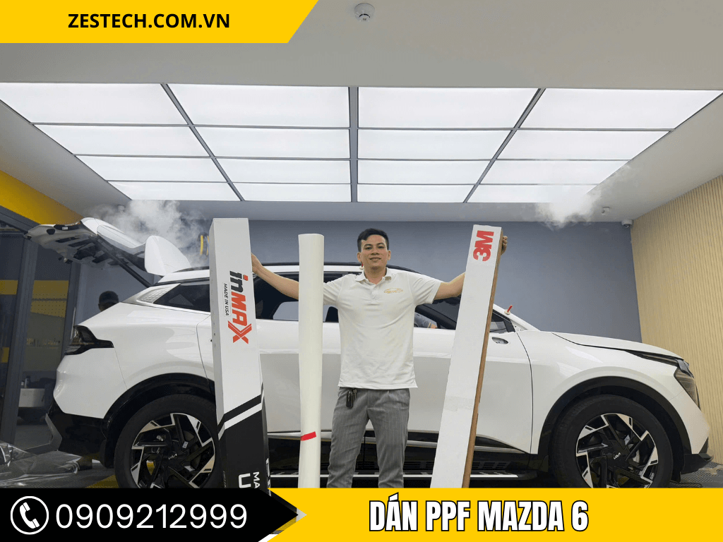 Dán PPF xe Mazda 6 2025