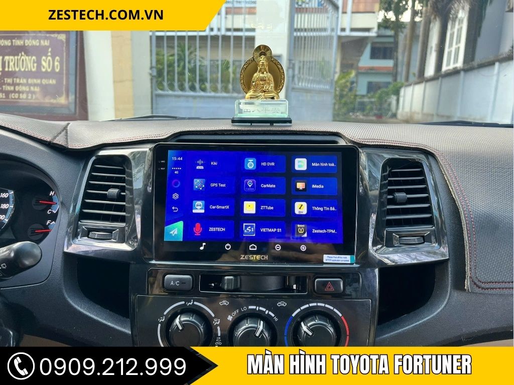 Hình Ảnh Màn Hình Toyota Fortuner 2010, 2011, 2012, 2013, 2014, 2015, 2016