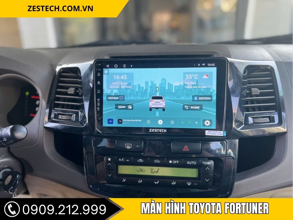 Hình Ảnh Màn Hình Toyota Fortuner 2010-2016
