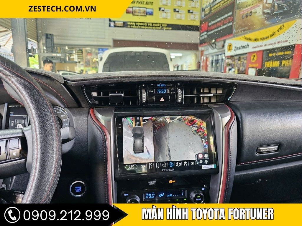 Hình Ảnh Màn Hình Toyota Fortuner 2017, 2018, 2019, 2020, 2021, 2022, 2023, 2024, 2025