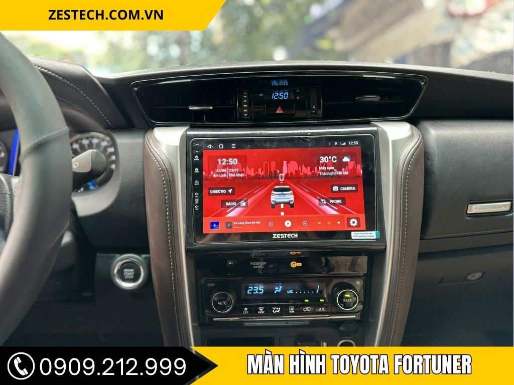 Hình Ảnh Màn Hình Toyota Fortuner 2017, 2018, 2019, 2020, 2021, 2022, 2023, 2024, 2025