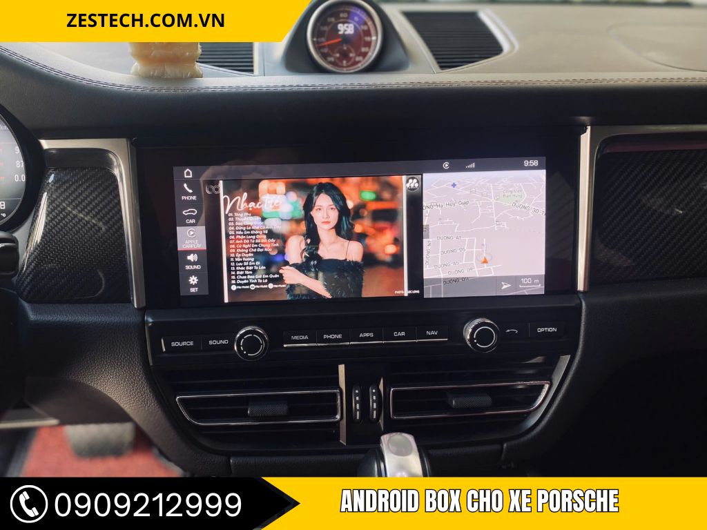 Android Box xe Porsche