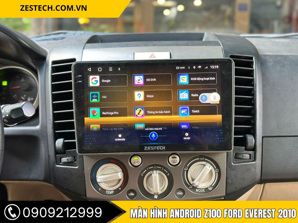 Màn Hình Android Z100 Xe Ford Everest 2010