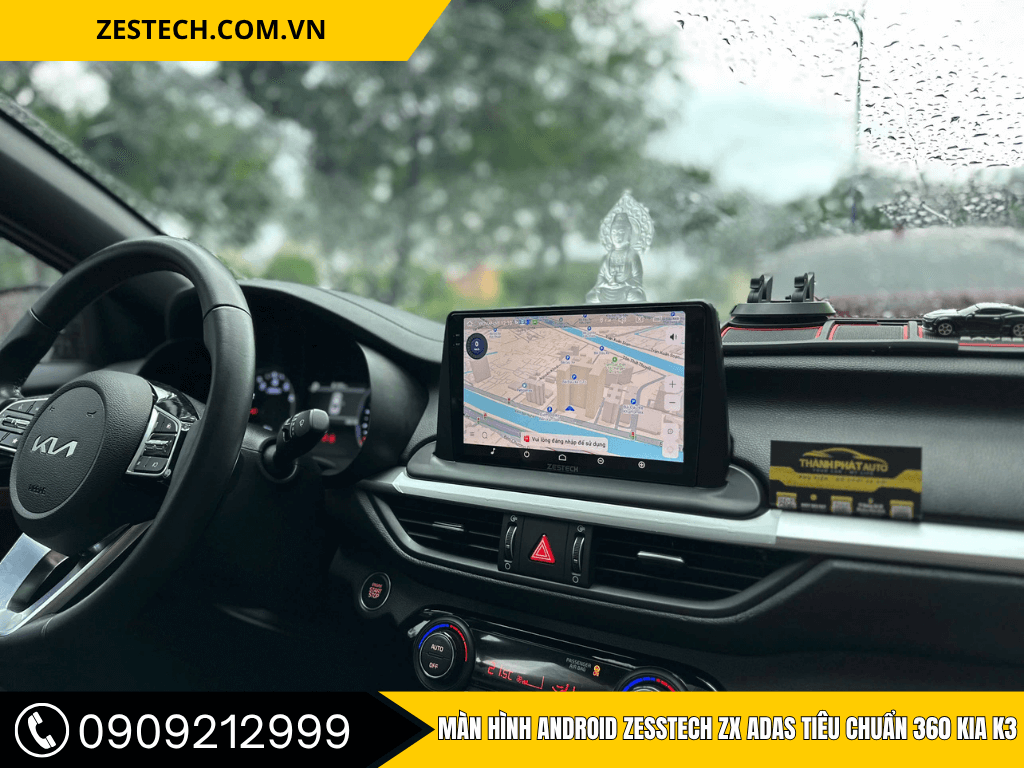 Màn Hình Android ZX ADAS 360 Xe K3