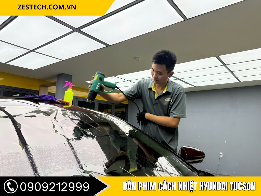 Phim cách nhiệt ô tô Tây Ninh - Dán phim cách nhiệt cho xe Hyundai Tucson