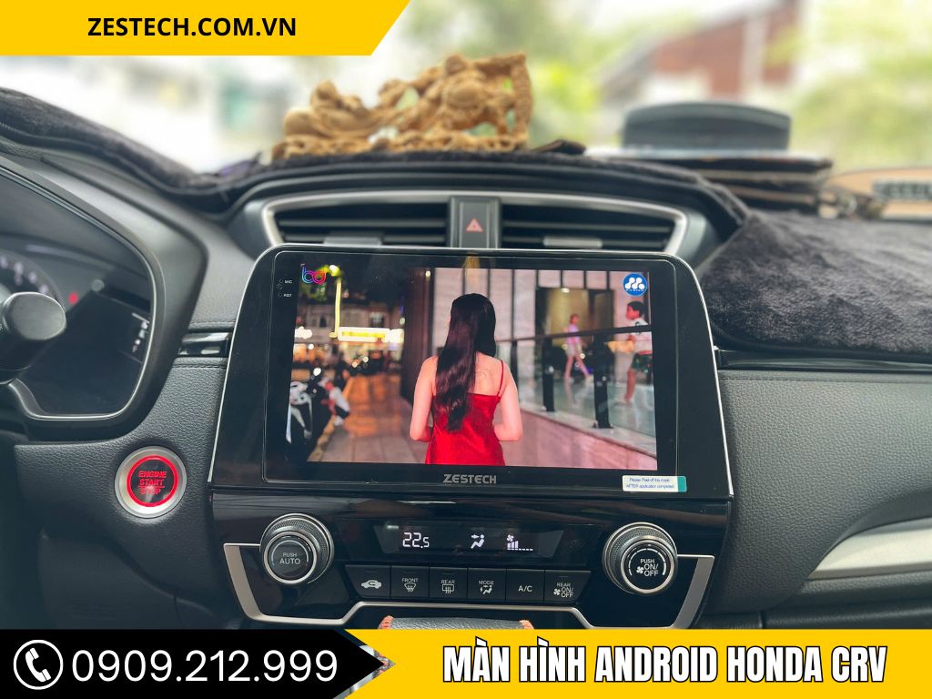 màn hình android honda crv giao diện thông minh