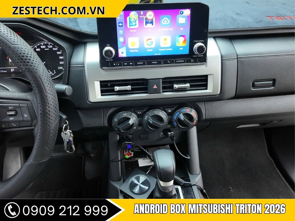 Android Box Cho Xe Mitsubishi Triton 2026