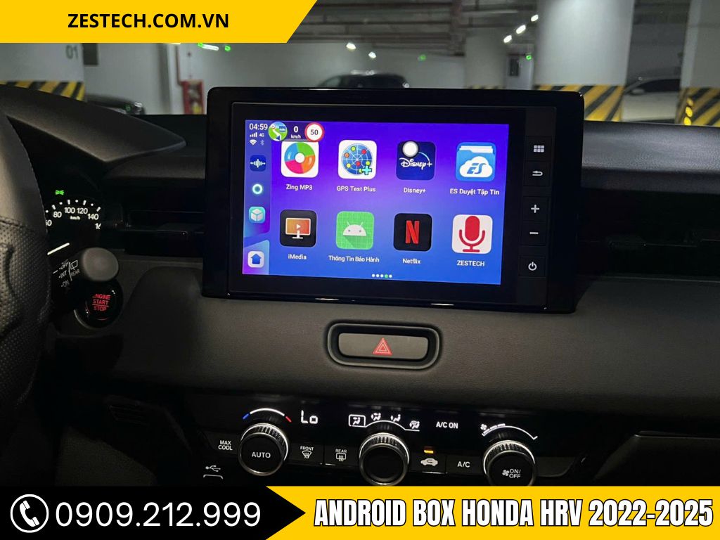 Android Box ô tô Honda HRV 2022–2025