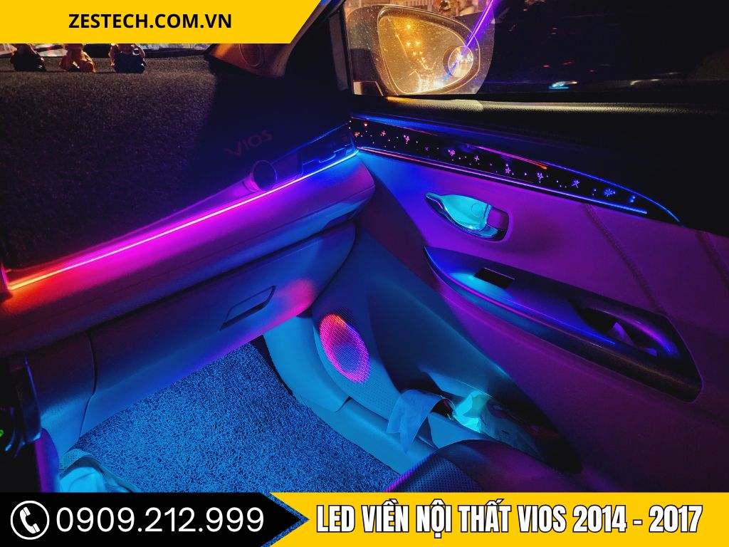 LED Nội Thất Ô Tô Vios 2014 - 2017