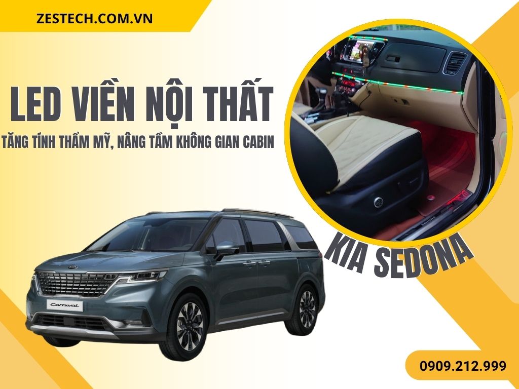LED Nội Thất Ô Tô Kia Sedona