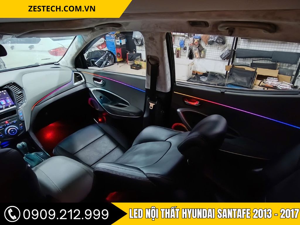 Led nội thất Hyundai SantaFe 2013-2017