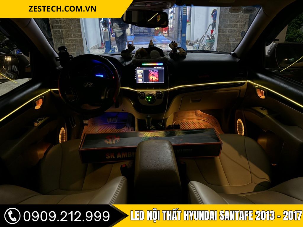Led nội thất Hyundai SantaFe 2013-2017