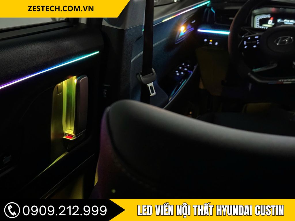 Led viền nội thất Hyundai Custin
