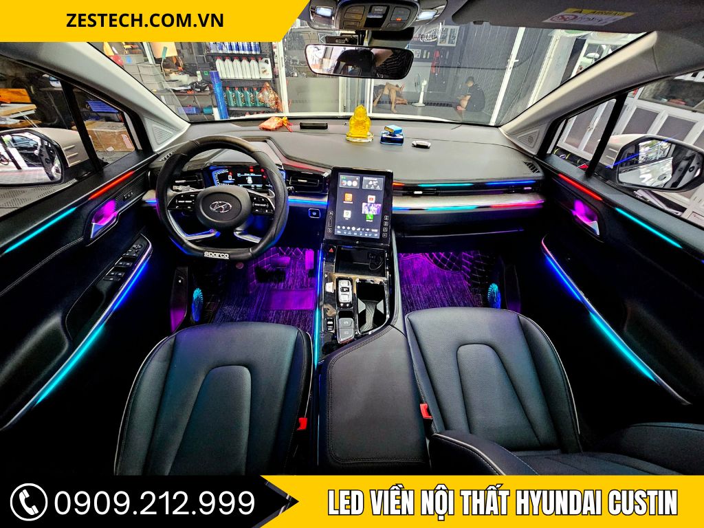 Led viền nội thất cho ô tô