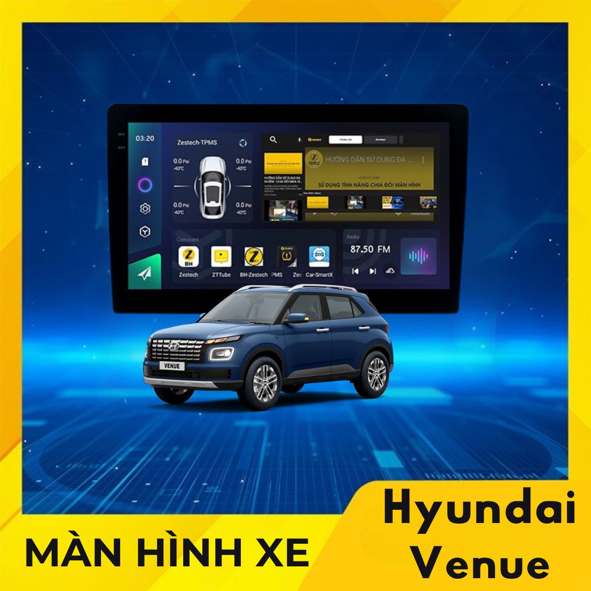 Màn Hình Android Cho Xe Hyundai Venue