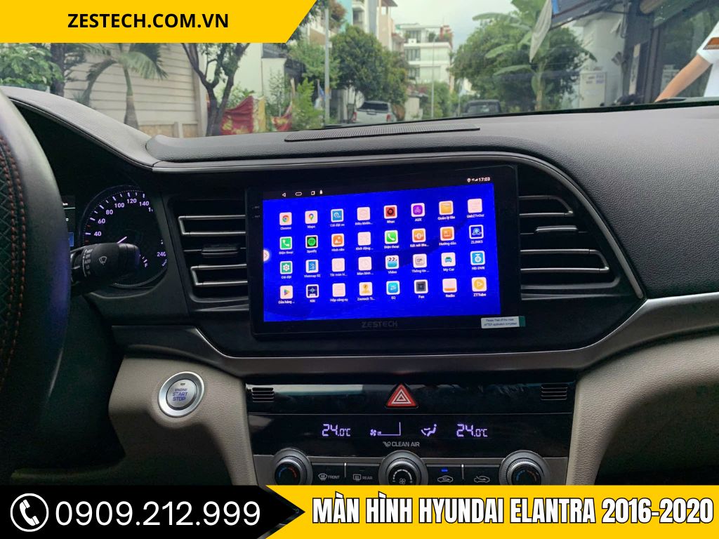 Màn Hình Zestech Hyundai Elantra 2016 - 2020