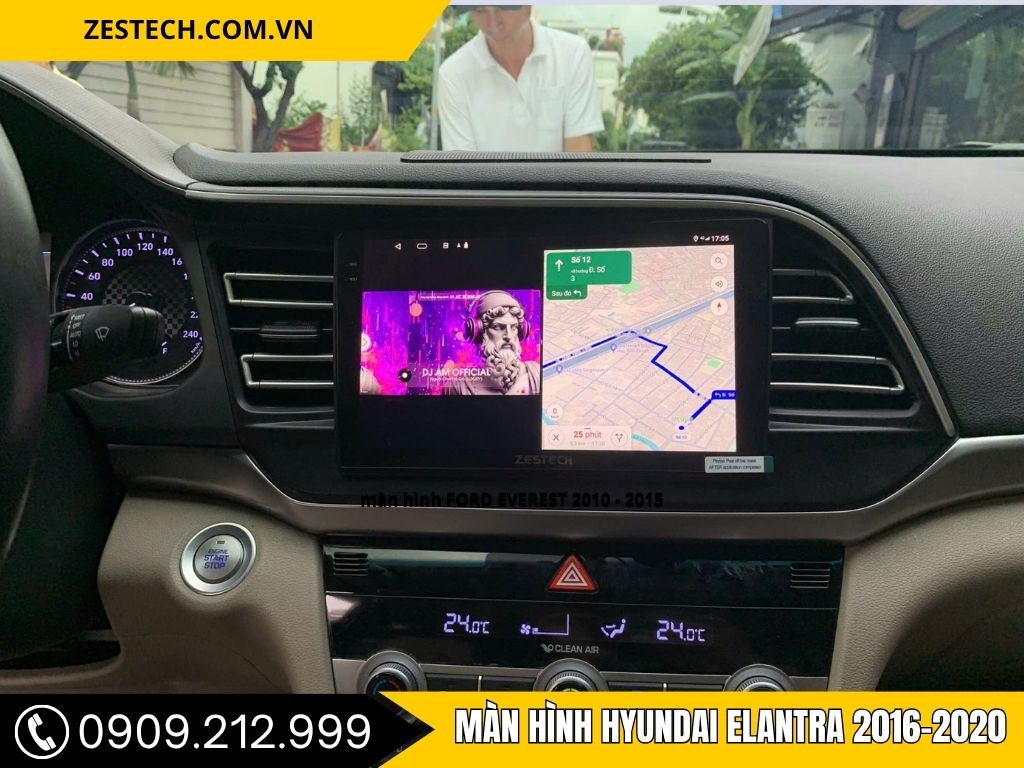 Màn Hình Android Hyundai Elantra 2016-2020