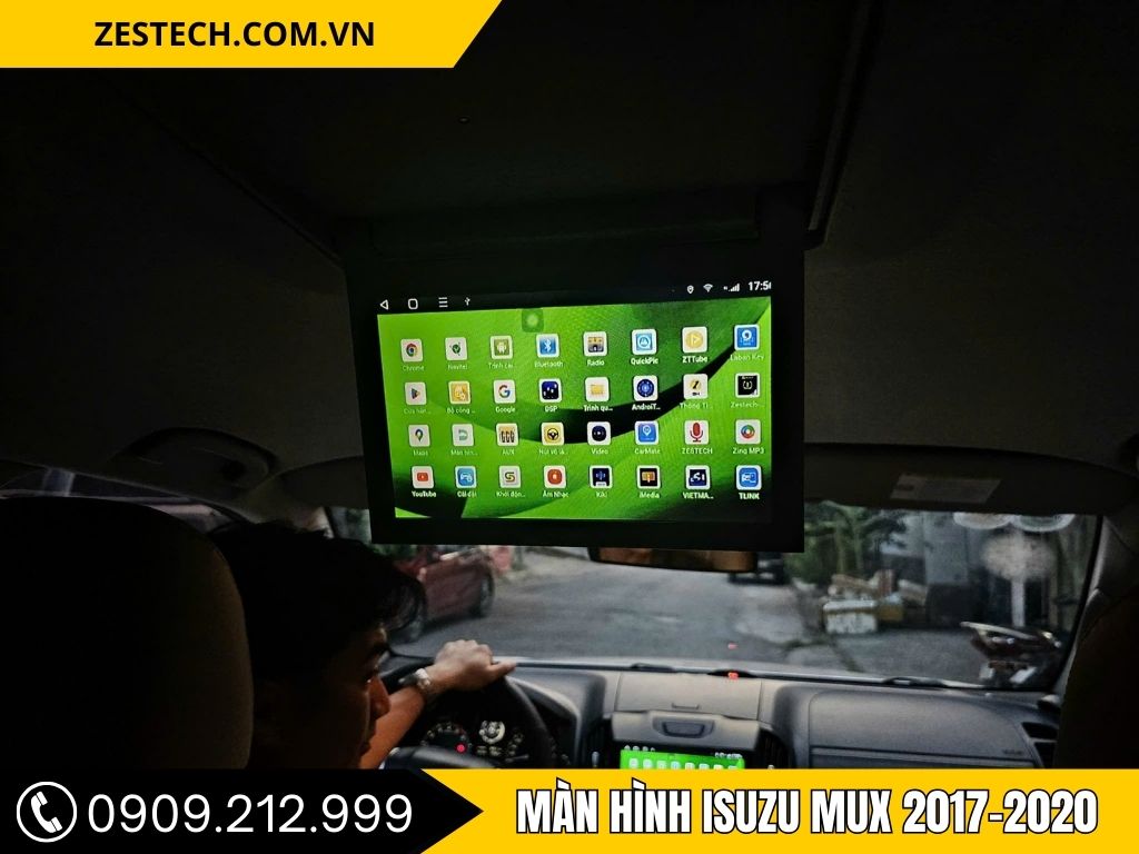 Màn Hình Isuzu Mux 2017, 2018, 2019, 2020