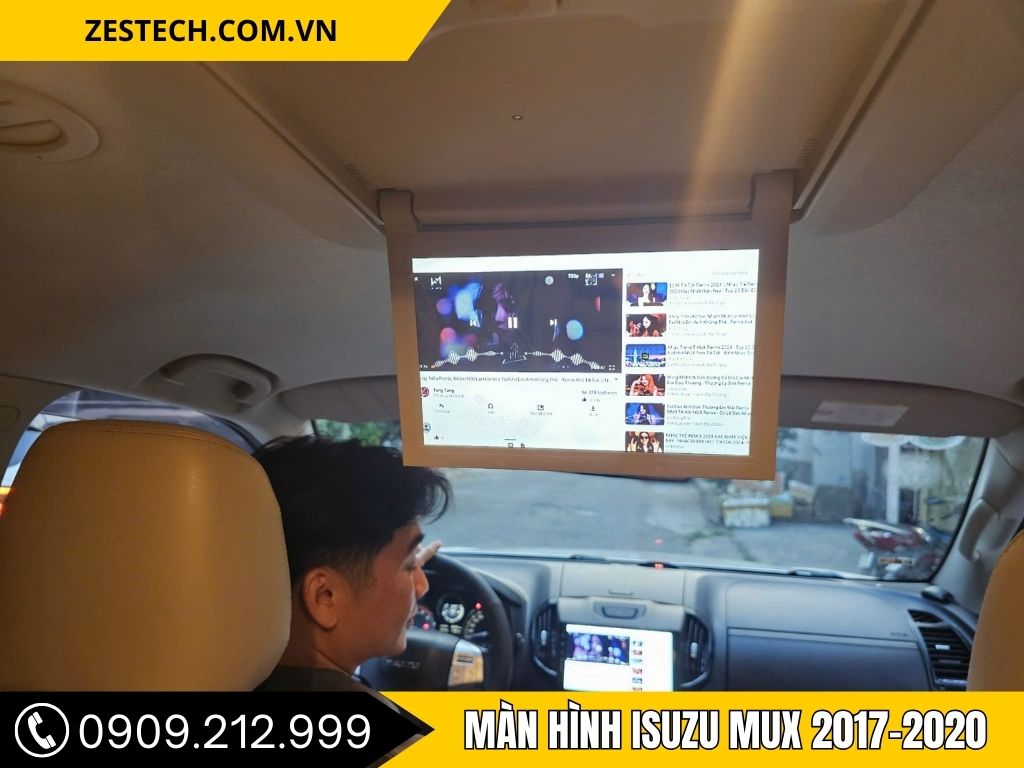 Màn Hình Isuzu Mux 2017, 2018, 2019, 2020