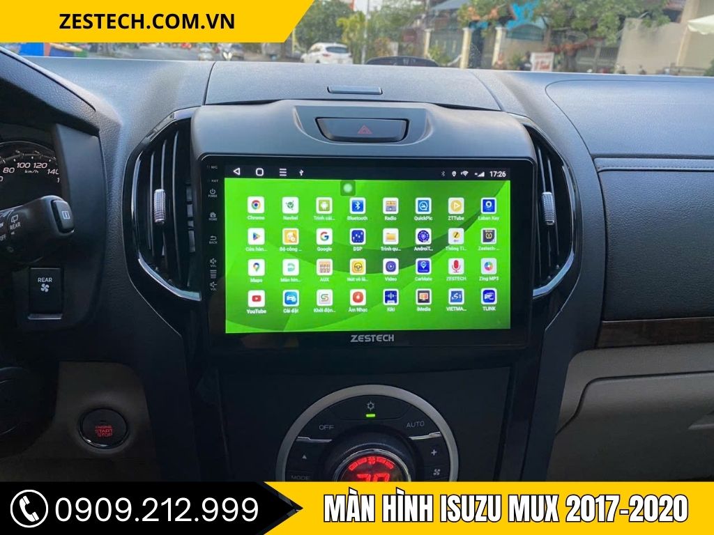 Màn Hình Isuzu Mux 2017, 2018, 2019, 2020