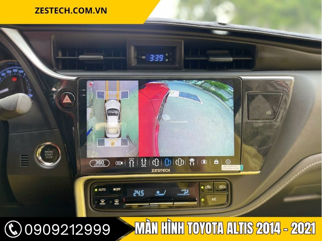 “Màn Hình Android Toyota Altis 2014 hiển thị giao diện thông minh, tích hợp cảm ứng đa điểm, lắp đặt tại Thanh Phát Auto.”