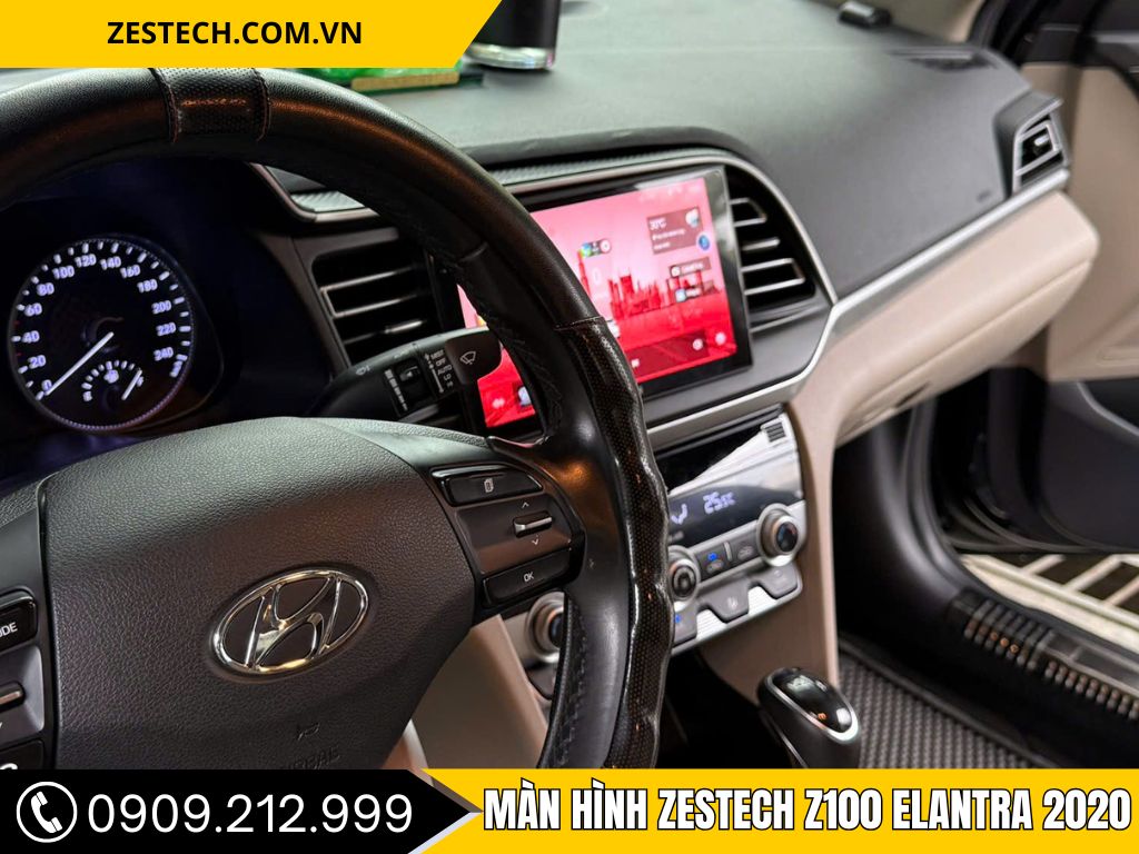 Màn Hình Android Zestech Z100 Cho Elantra 2020