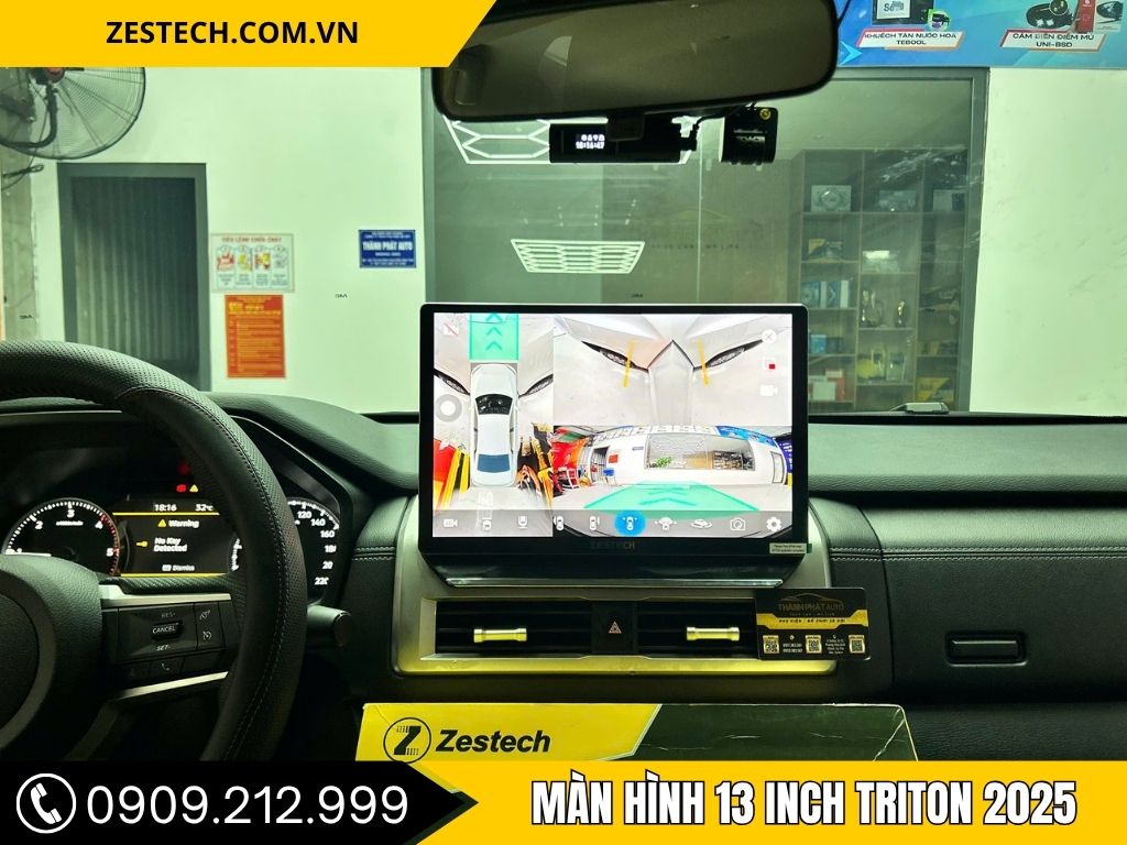 Màn Hình 13 inch Triton 2025 - xem camera 360 